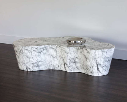 Sunpan - MIXT Ava Coffee Table - Marble Look - 103309 veiw 5