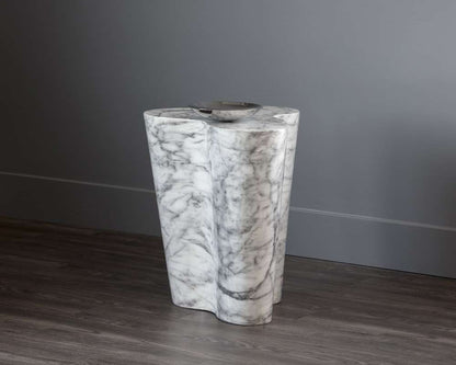 Sunpan - MIXT Ava End Table - Large - Marble Look - 103311 veiw 5