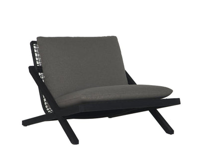 Sunpan - Bari Lounge Chair - Charcoal - Gracebay Grey - 109460 view 1