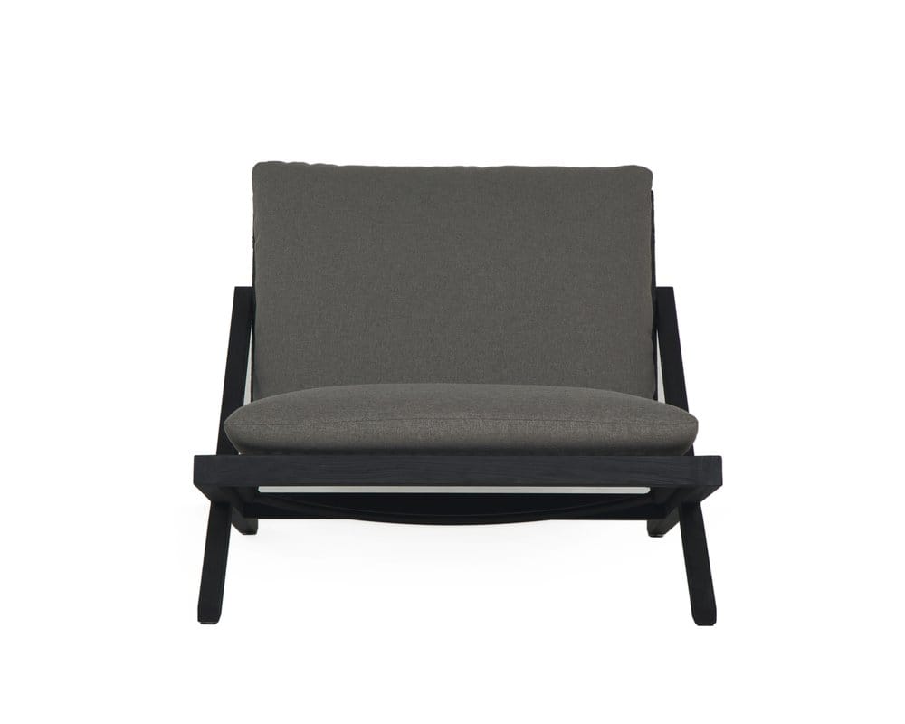 Sunpan - Bari Lounge Chair - Charcoal - Gracebay Grey - 109460 view 2