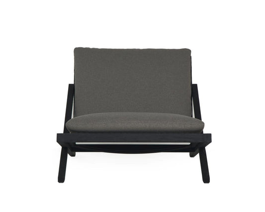 Sunpan - Bari Lounge Chair - Charcoal - Gracebay Grey - 109460 view 2