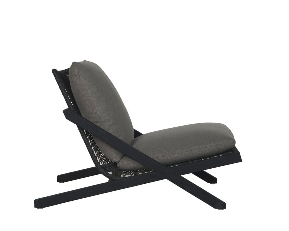 Sunpan - Bari Lounge Chair - Charcoal - Gracebay Grey - 109460 view 3