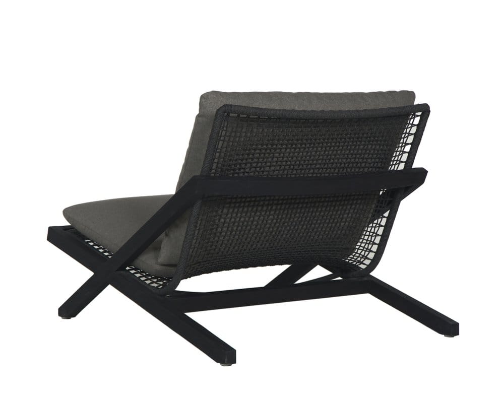 Sunpan - Bari Lounge Chair - Charcoal - Gracebay Grey - 109460 view 4