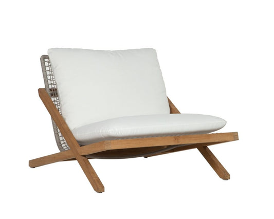 Sunpan - Bari Lounge Chair - Natural - Stinson White - 109461 view 1