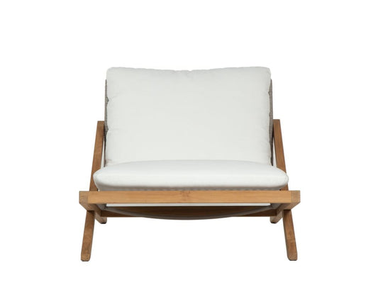 Sunpan - Bari Lounge Chair - Natural - Stinson White - 109461 view 2