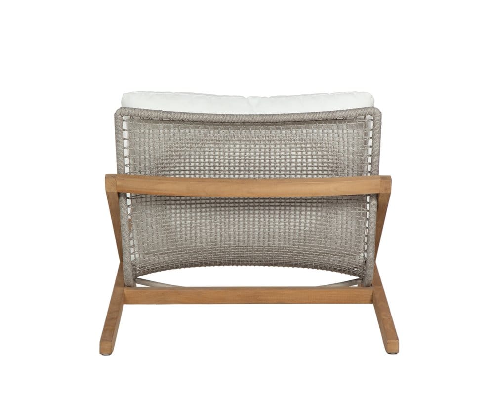 Sunpan - Bari Lounge Chair - Natural - Stinson White - 109461 view 5