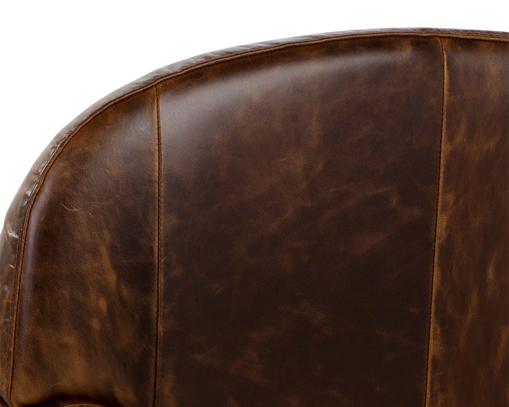 Sunpan - Bastoni Lounge Chair - Chocolate Leather - 109010 view 7