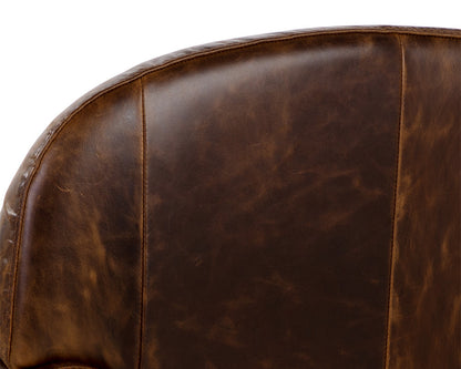 Sunpan - Bastoni Lounge Chair - Chocolate Leather - 109010 view 7