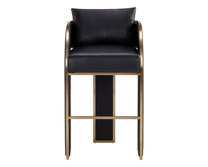 Sunpan - Ikon Baz Barstool - Napa Black - 111241 view 2