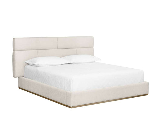 Sunpan - Ikon Beckham Bed - King - Chacha Cream - 108482_CLOSEOUT veiw 1