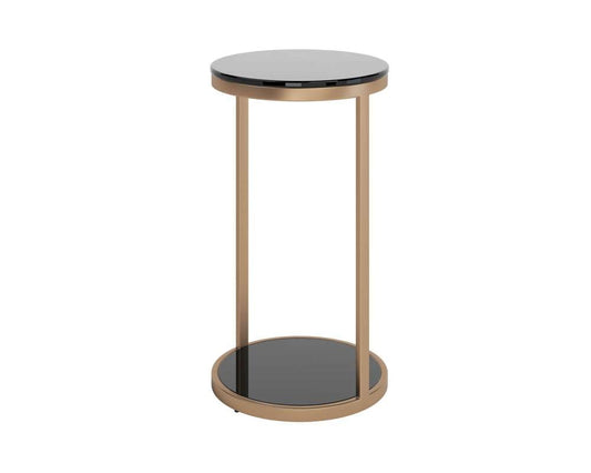 Sunpan - Ikon Benjamin End Table - Antique Brass - 108530 veiw 1