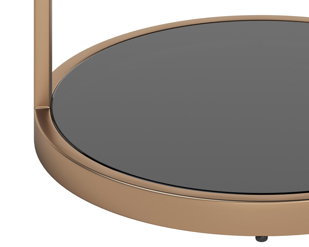 Sunpan - Ikon Benjamin End Table - Antique Brass - 108530 view 4