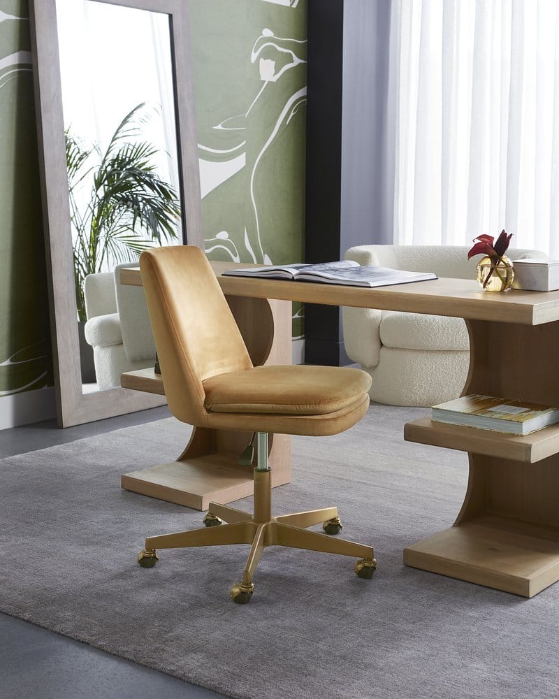 Sunpan - Berget Office Chair - Gold Sky - 109792 view 5
