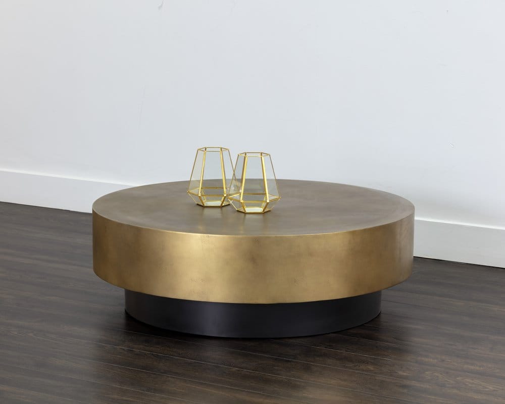 Sunpan - Bernaby Coffee Table - Antique Brass - 106005 view 4