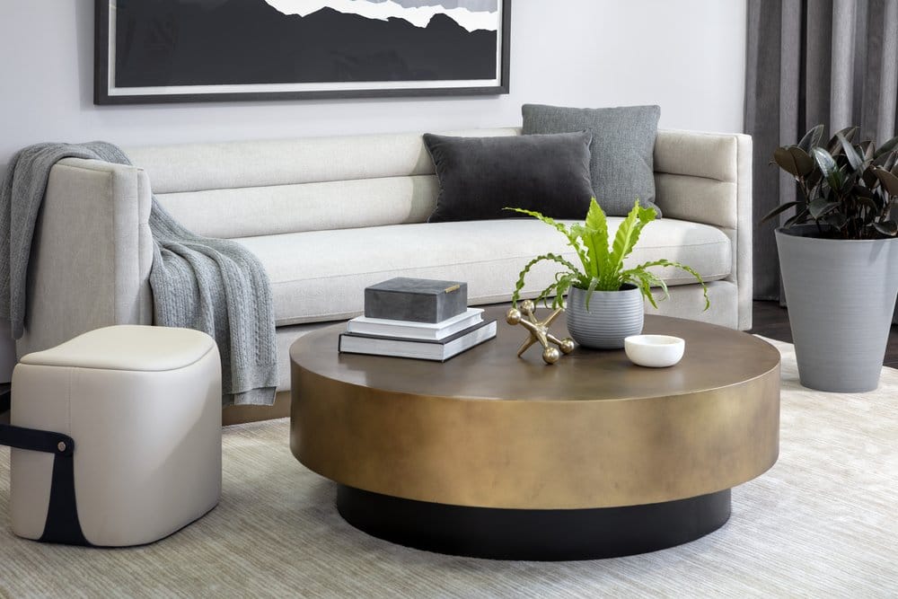 Sunpan - Bernaby Coffee Table - Antique Brass - 106005 view 6