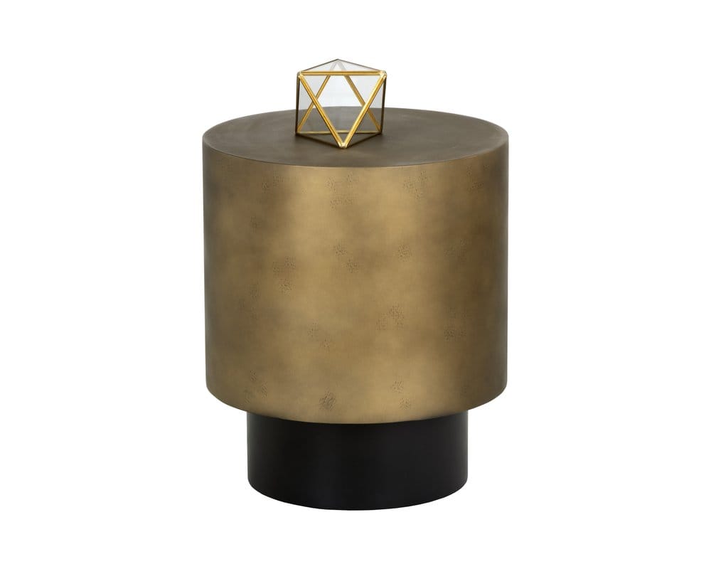 Sunpan - Bernaby End Table - Antique Brass - 106006 view 2