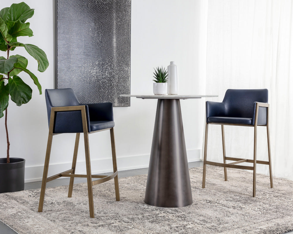 Sunpan - Ikon Bernadette Barstool - Bravo Admiral - 111433 view 8