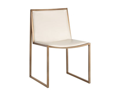 Sunpan - Blair Dining Chair - Antique Brass - Castillo Cream (Set Of 2) - 105170 view 1
