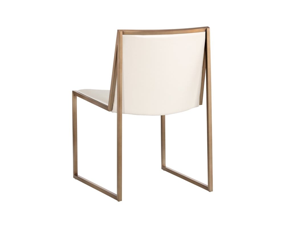 Sunpan - Blair Dining Chair - Antique Brass - Castillo Cream (Set Of 2) - 105170 view 3