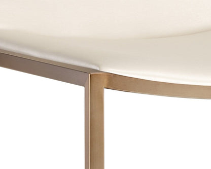 Sunpan - Blair Dining Chair - Antique Brass - Castillo Cream (Set Of 2) - 105170 view 4