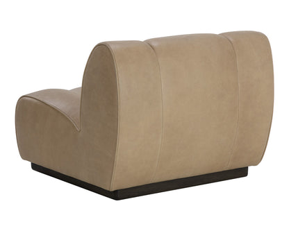 Sunpan - Blaise Swivel Lounge Chair - Sahara Sand Leather - 111320 view 3