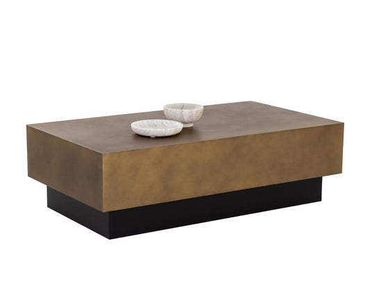 Sunpan - Blakely Coffee Table - Antique Brass - 109024 view 1