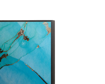 Sunpan - Blue Lagoon (Set Of 3) - 30in X 60in - Charcoal Floater Frame - A0241 view 5