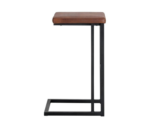 Sunpan - Boone Barstool - Black - Bravo Cognac (Set Of 2) - 104954 view 2