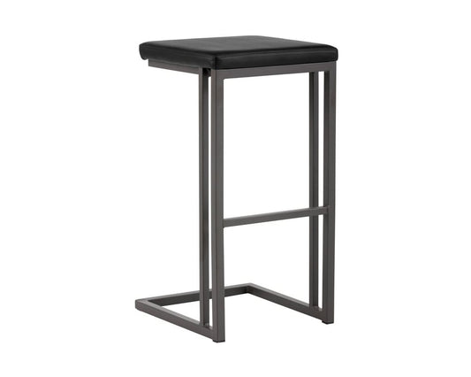 Sunpan - Boone Barstool - Grey - Onyx (Set Of 2) - 102497 view 1