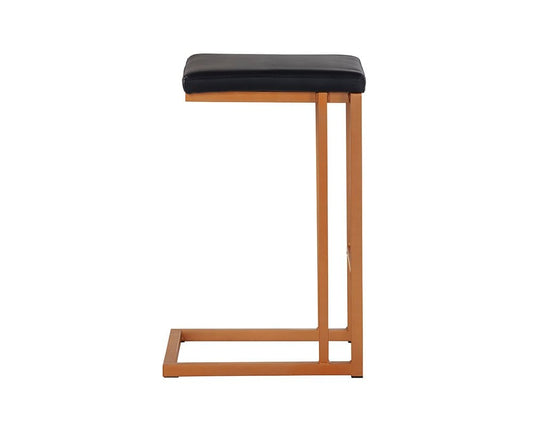 Sunpan - Boone Counter Stool - Champagne Gold - Onyx (Set Of 2) - 103644 view 2
