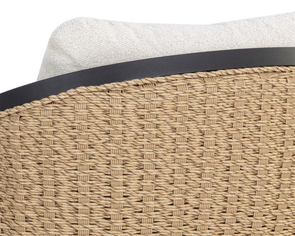 Sunpan - Bora Swivel Lounge Chair - Louis Cream - 111685 view 8