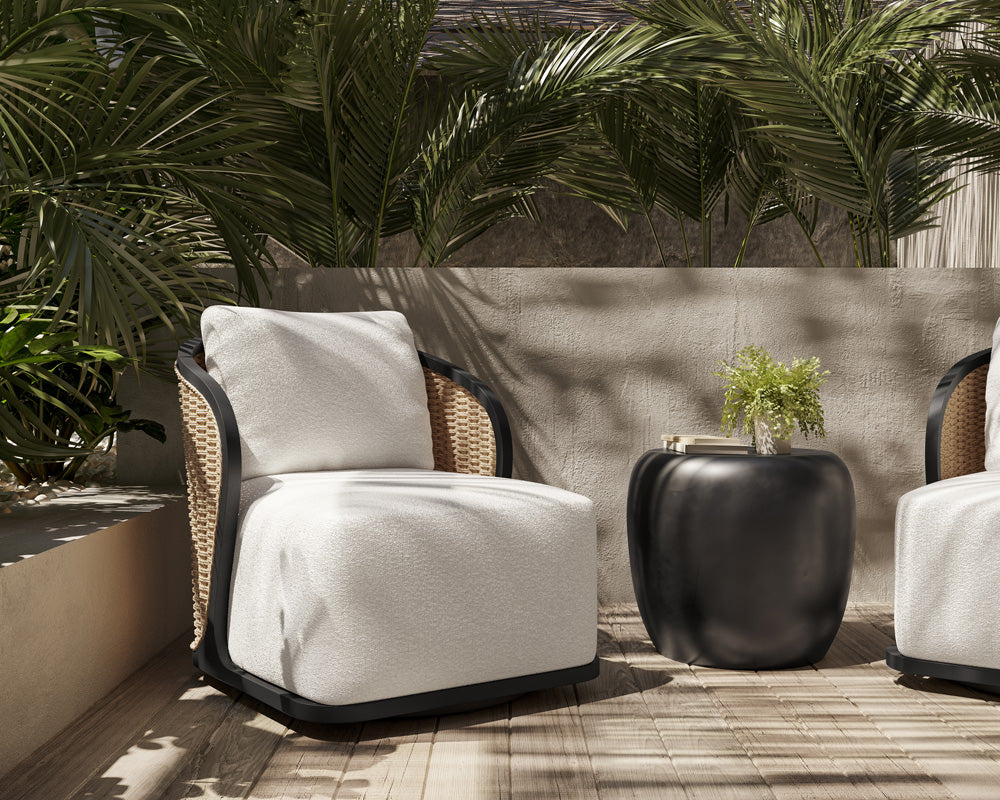 Sunpan - Bora Swivel Lounge Chair - Louis Cream - 111685 view 9