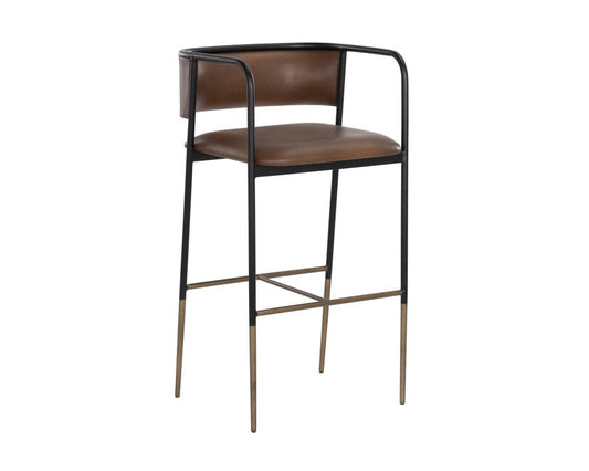 Sunpan - Brenan Barstool - Bravo Cognac - 108095 view 1