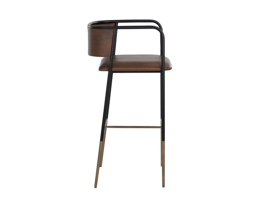 Sunpan - Brenan Barstool - Bravo Cognac - 108095 view 2
