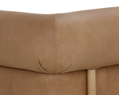 Sunpan - Westport Bromley Sofa - Rustic Oak - Ludlow Sesame Leather - 111589 view 7
