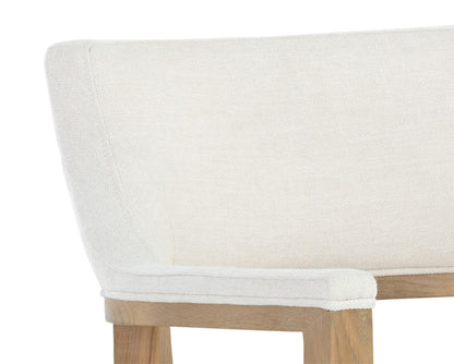 Sunpan - Westport Brylea Dining Armchair - Natural - Heather Ivory Tweed - 110525_CLOSEOUT view 7
