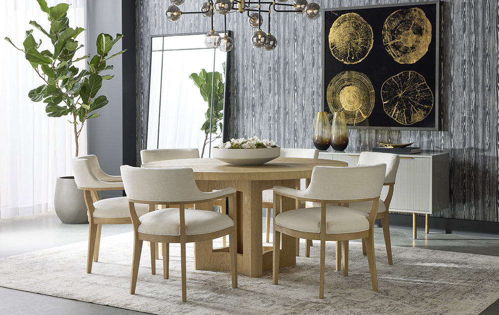 Sunpan - Westport Brylea Dining Armchair - Natural - Heather Ivory Tweed - 110525_CLOSEOUT view 8