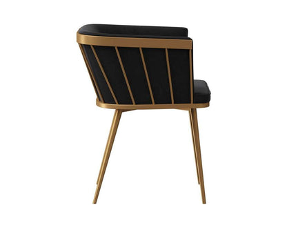 Sunpan - Ikon Caily Dining Armchair - Abbington Black - 106415 veiw 3