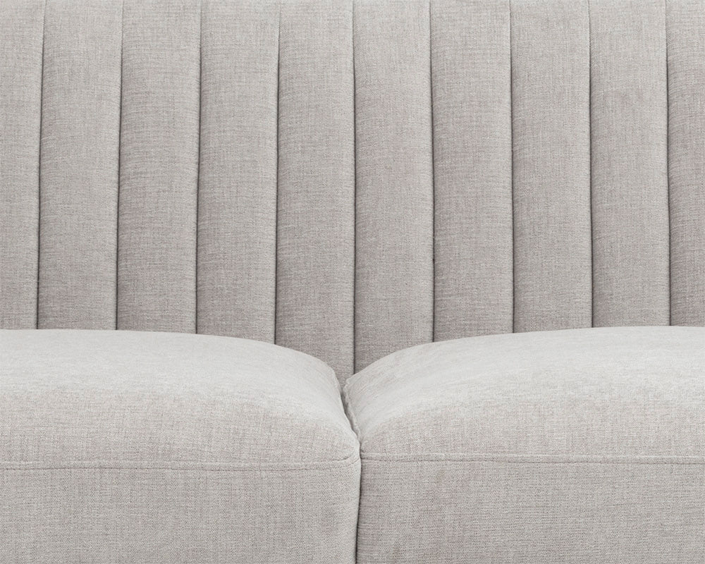 Sunpan - Club Collection Caitlin Sofa - Hemingway Silver - 102577 view 4