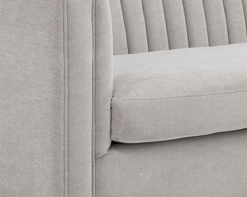 Sunpan - Club Collection Caitlin Sofa - Hemingway Silver - 102577 view 5