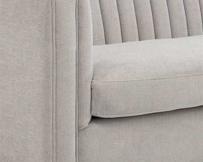 Sunpan - Club Collection Caitlin Sofa - Hemingway Silver - 102577 view 5