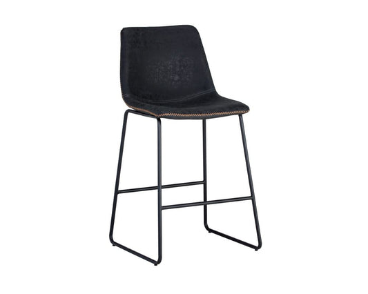 Sunpan - Cal Counter Stool - Antique Black (Set Of 2) - 104961 view 1
