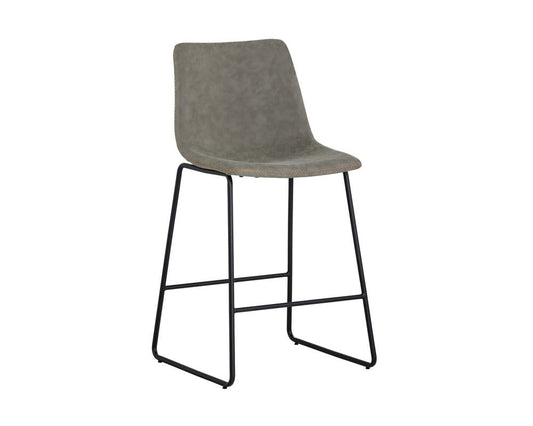 Sunpan - Cal Counter Stool - Antique Grey (Set Of 2) - 104039 view 1