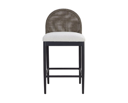 Sunpan - Calandri Counter Stool - Black - Louis Cream - 111683 view 2