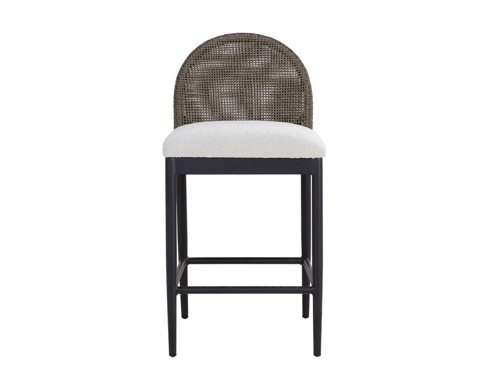 Sunpan - Calandri Counter Stool - Black - Louis Cream - 111683 view 2