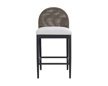 Sunpan - Calandri Counter Stool - Black - Louis Cream - 111683 view 2