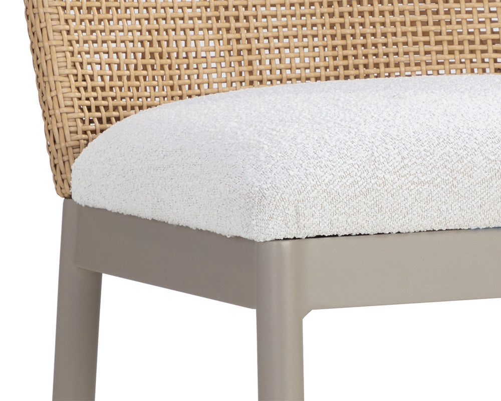 Sunpan - Calandri Counter Stool - Natural - Louis Cream - 111598_CLOSEOUT view 6
