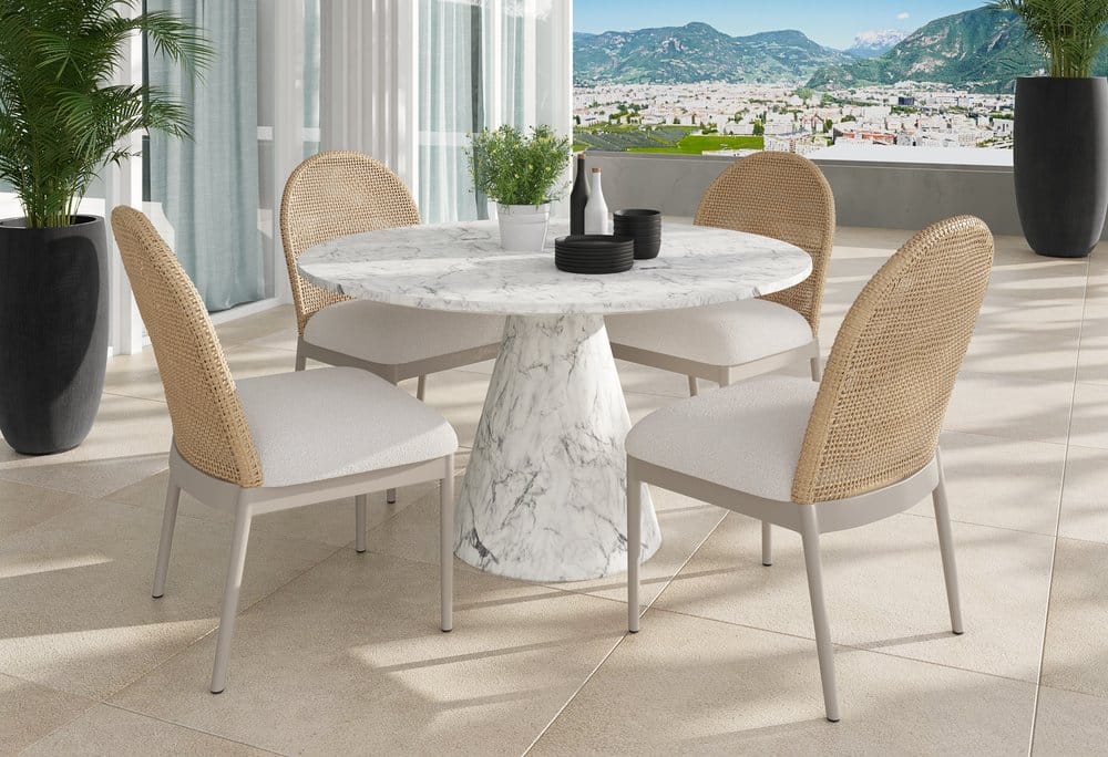 Sunpan - Calandri Dining Chair - Natural - Louis Cream (Set Of 2) - 111599_CLOSEOUT view 5