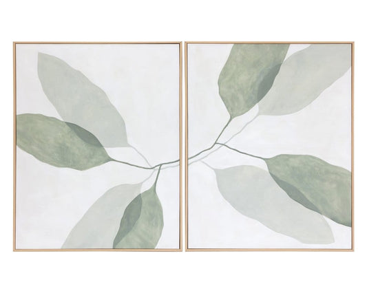 Sunpan - Calm Reflection (Set Of 2) - 40in X 50in - Natural Floater Frame - A0363 view 1