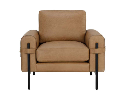 Sunpan - Westport Camus Armchair - Ludlow Sesame Leather - 111588 veiw 2